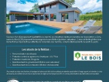 Communication bardages bois avec finition et réseau Expert Relais Bois